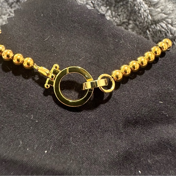 Gold Beaded Bracelet - Picture 2 of 4